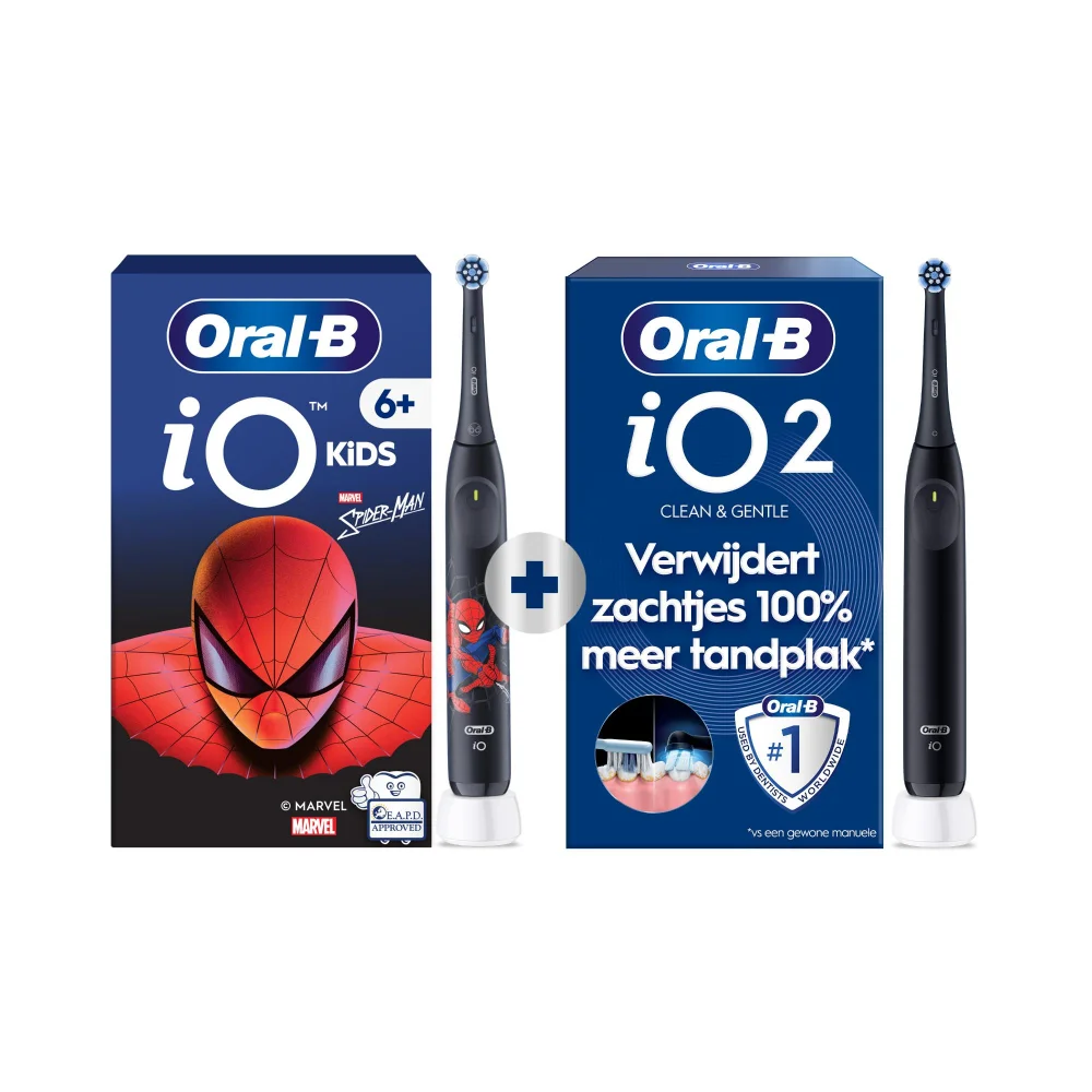 Oral-B iO Kids Spiderman & iO 2 Zwart Afbeelding 1