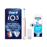 Oral-B poetsdruksensor visualiseert perfecte, te zachte of te harde poetsdruk via licht.