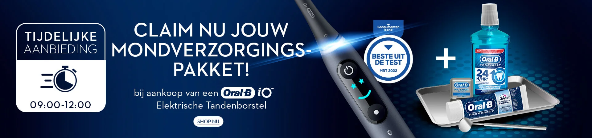 Flash-aanbieding! Slechts 3 uur van 9 - 12 uur Koop iO-handvatten of navulling ontvang gratis geschenken