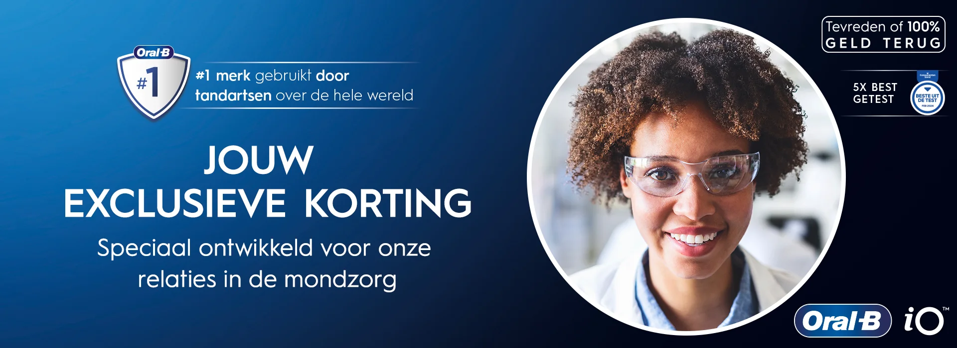 JOUW EXCLUSIEVE KORTING. Speciaal ontwikkeld woor onze relaties in de mondzog.